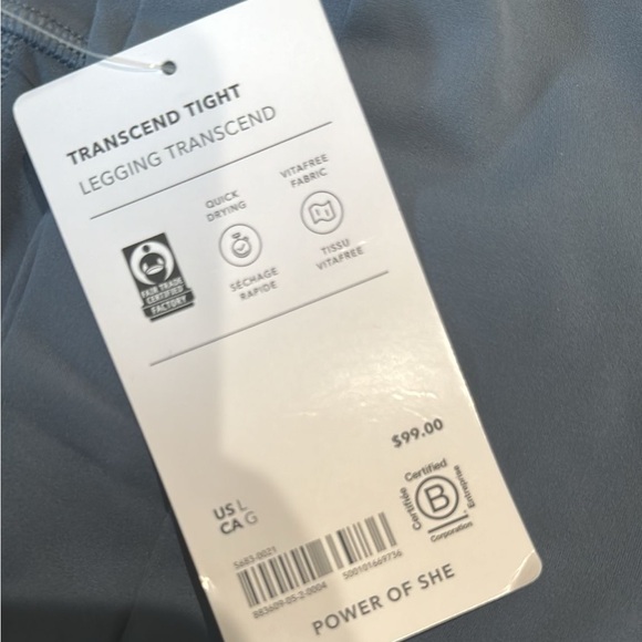 Athleta Transcend Tight // Granite Blue - Picture 6 of 6